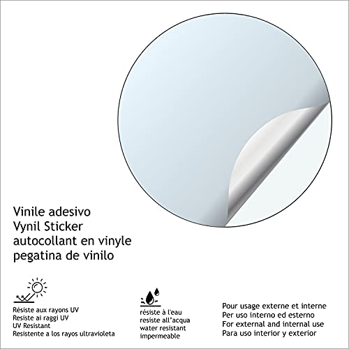 pubblimania Caja de primeros auxilios PVC adhesivo resistente para exterior e interior, 14,5 x 14,5 cm (caja de primeros auxilios)