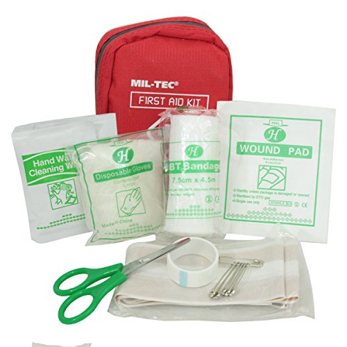 Mil-Tec Mini Paquete De Primeros Auxilios - Rojo